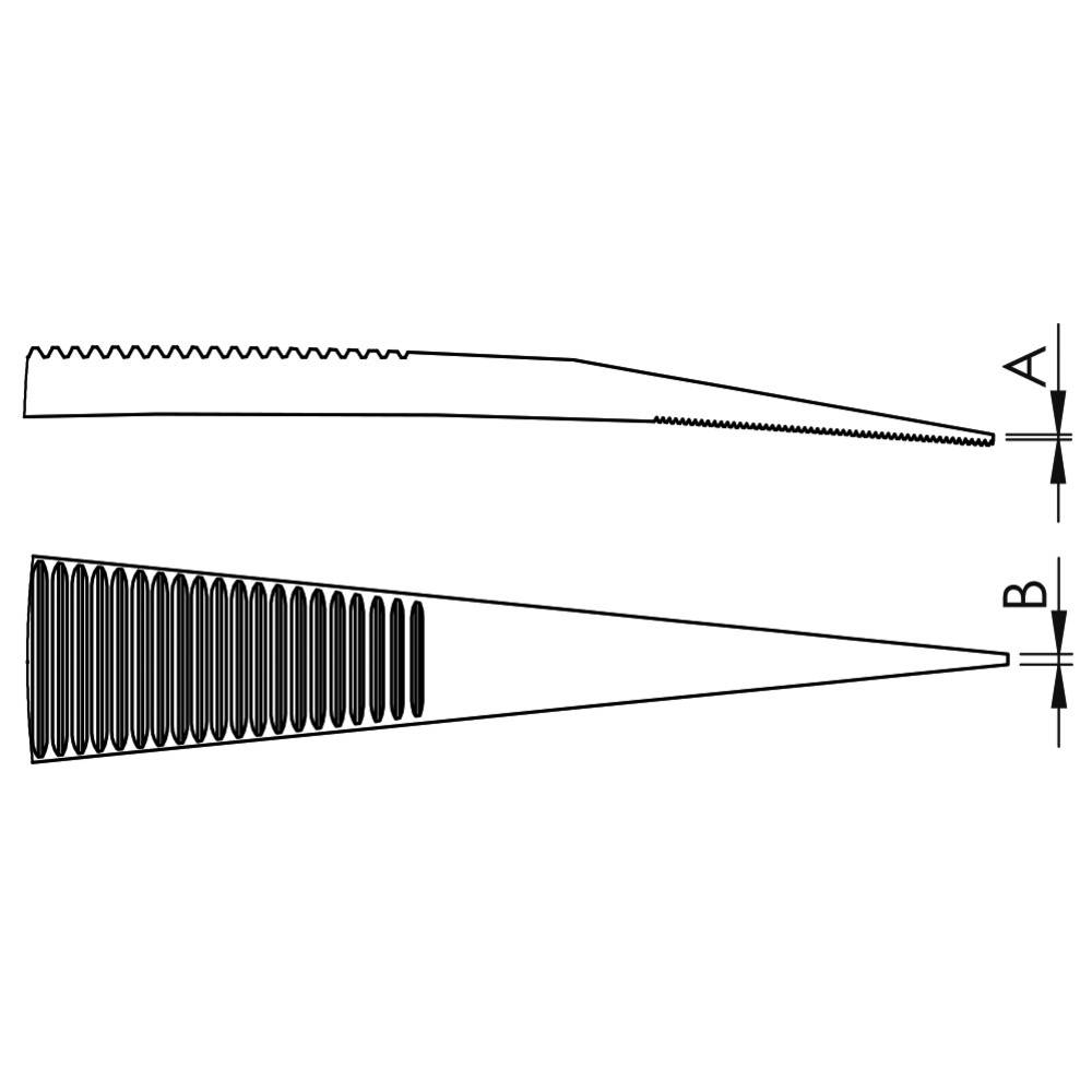 WETEC Präzisions-Mehrzweck-Pinzette 00D-SA, Typ ECO