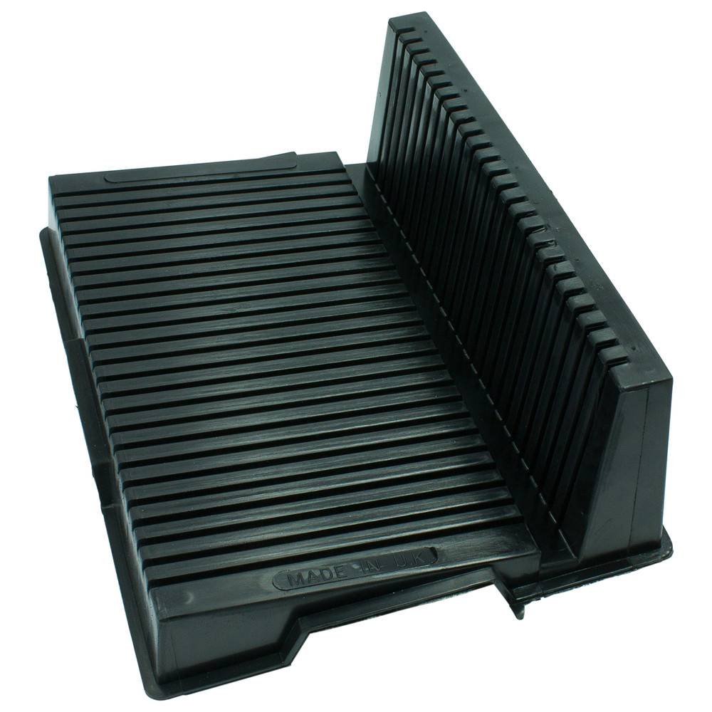 WETEC Leiterplattenhalter, L-förmig, ESD, 350 x 270 x 130 mm, 25 Nuten