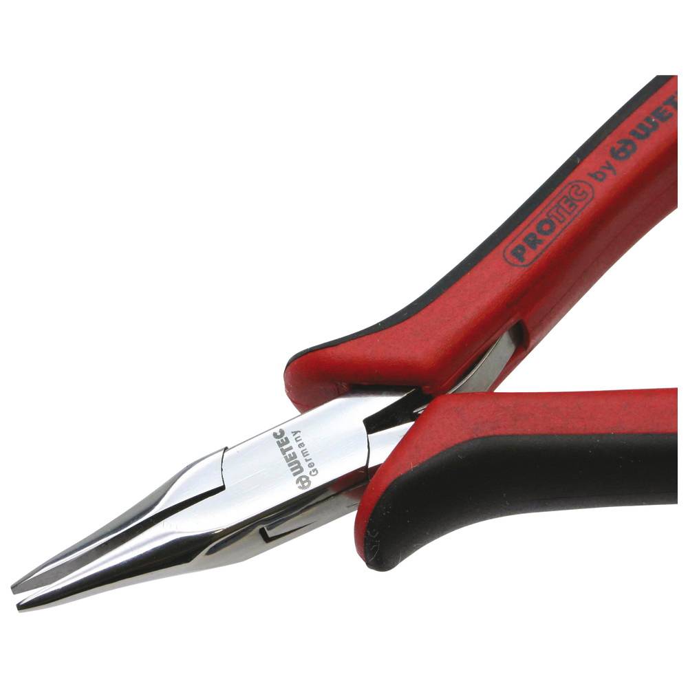 WETEC PRO Nadel-Spitzzange, Greifflächen glatt