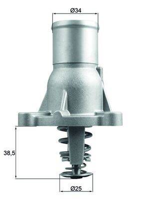 Mahle TI26092 Thermostat, Kühlmittel