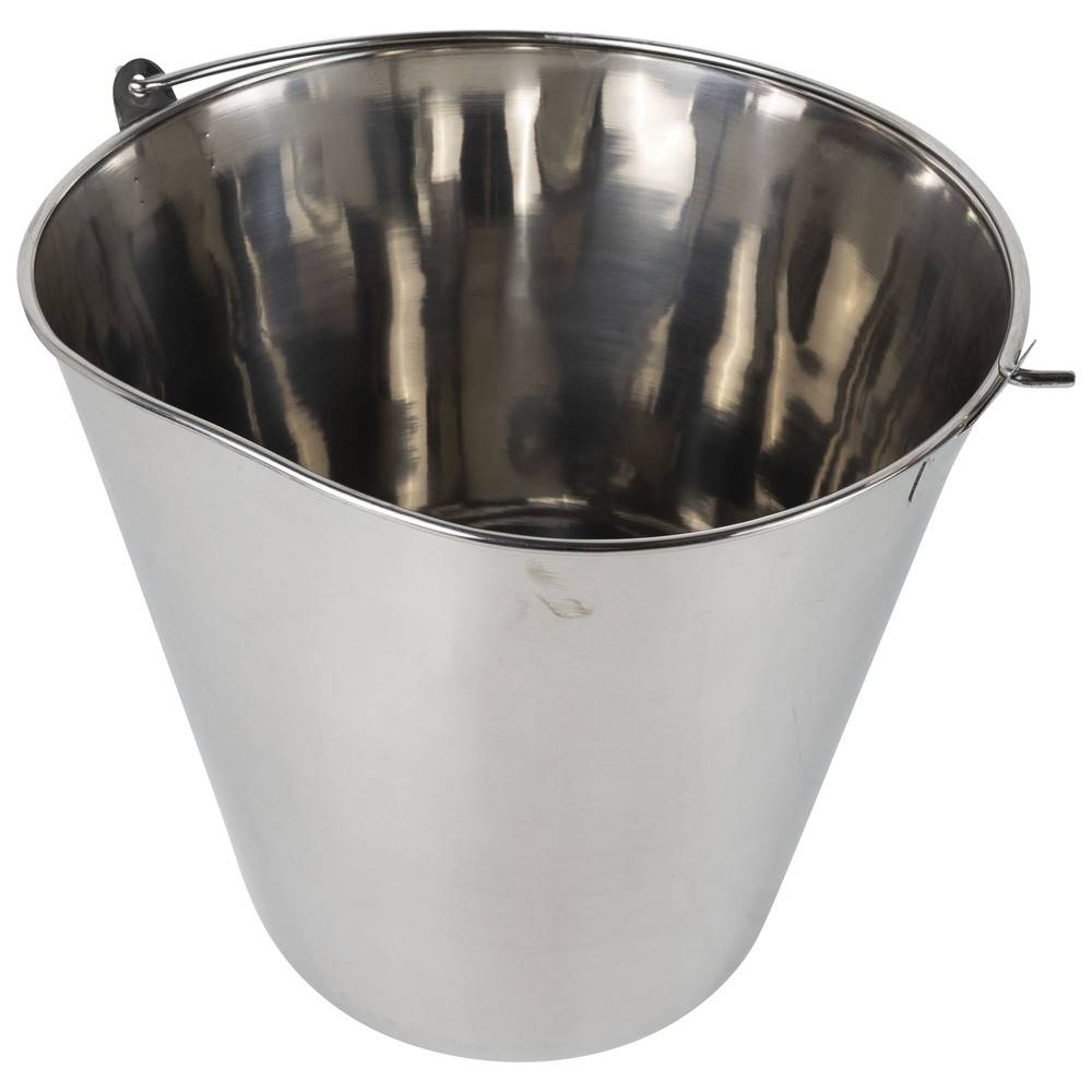 Dönges Eimer aus Edelstahl, 10 l