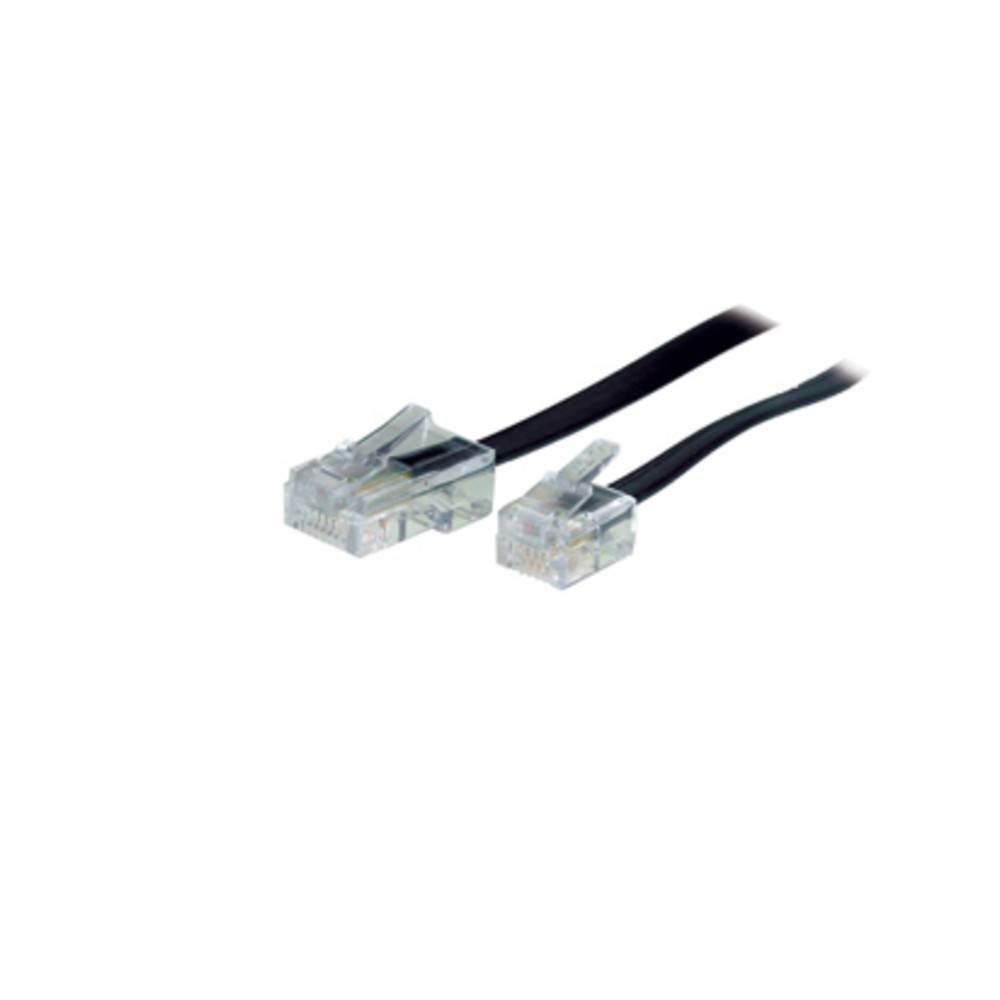 Dönges Anschlusskabel RJ11/RJ45, 3 m, schwarz