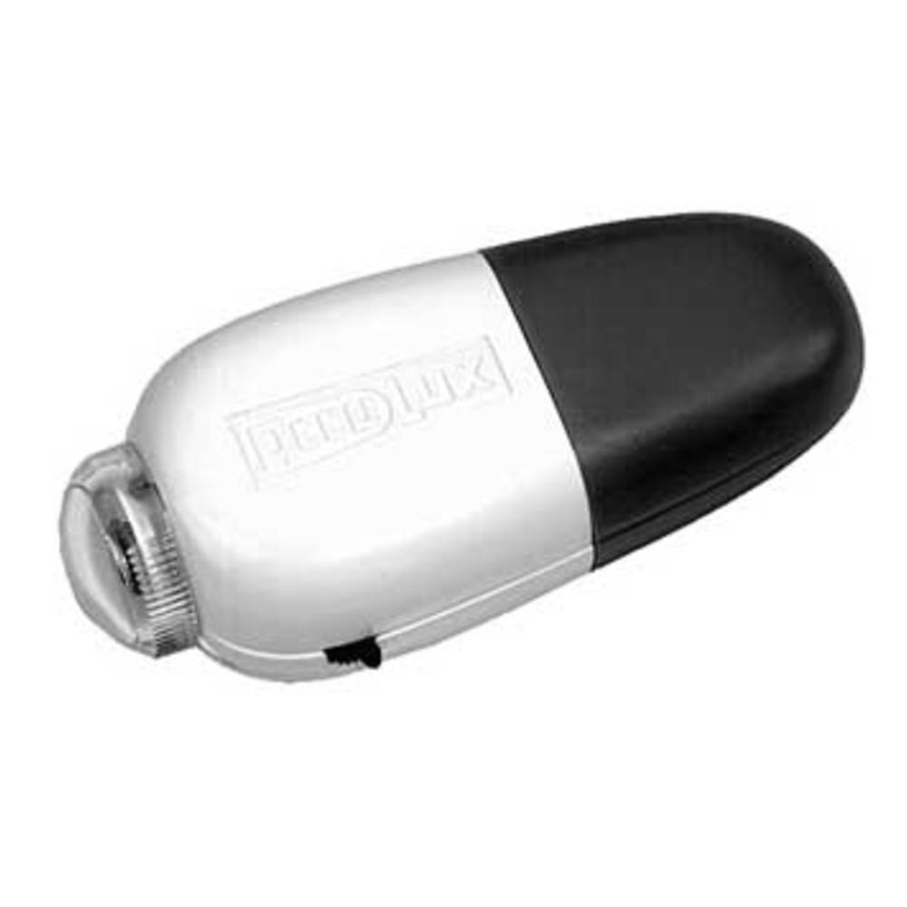 Acculux Taschenlampe mit eingebautem Ladegerät und Akku, schwarz