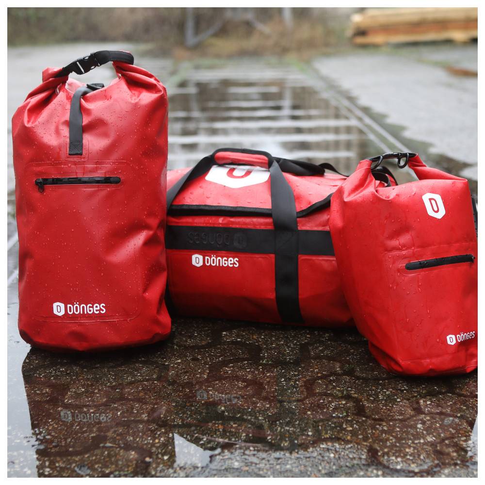 Dönges Reisetasche Seal-D, wasserdicht, rot, 60 l