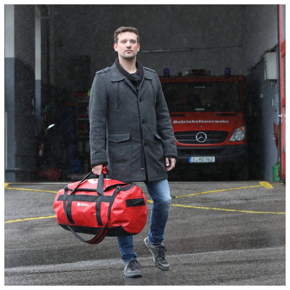 Dönges Reisetasche Seal-D, wasserdicht, rot, 60 l