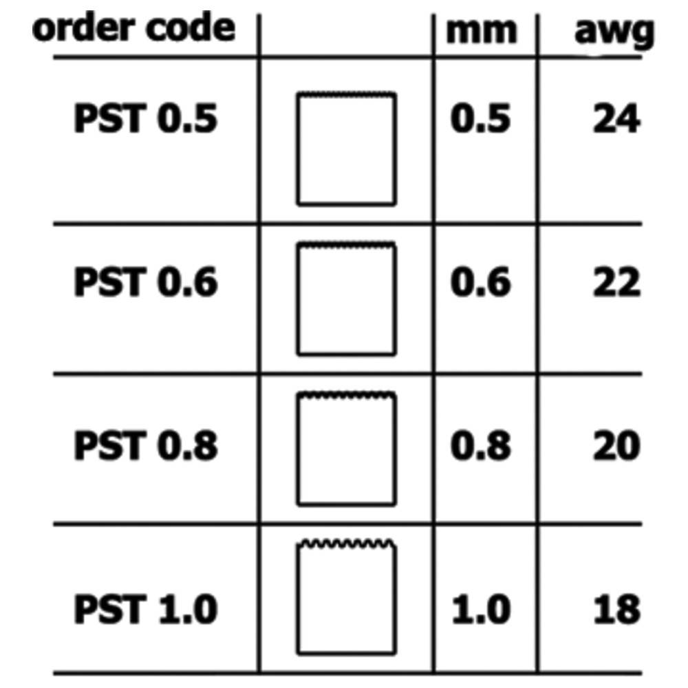 WETEC Lackabziehpinzette, 0,5 mm/24 AWG