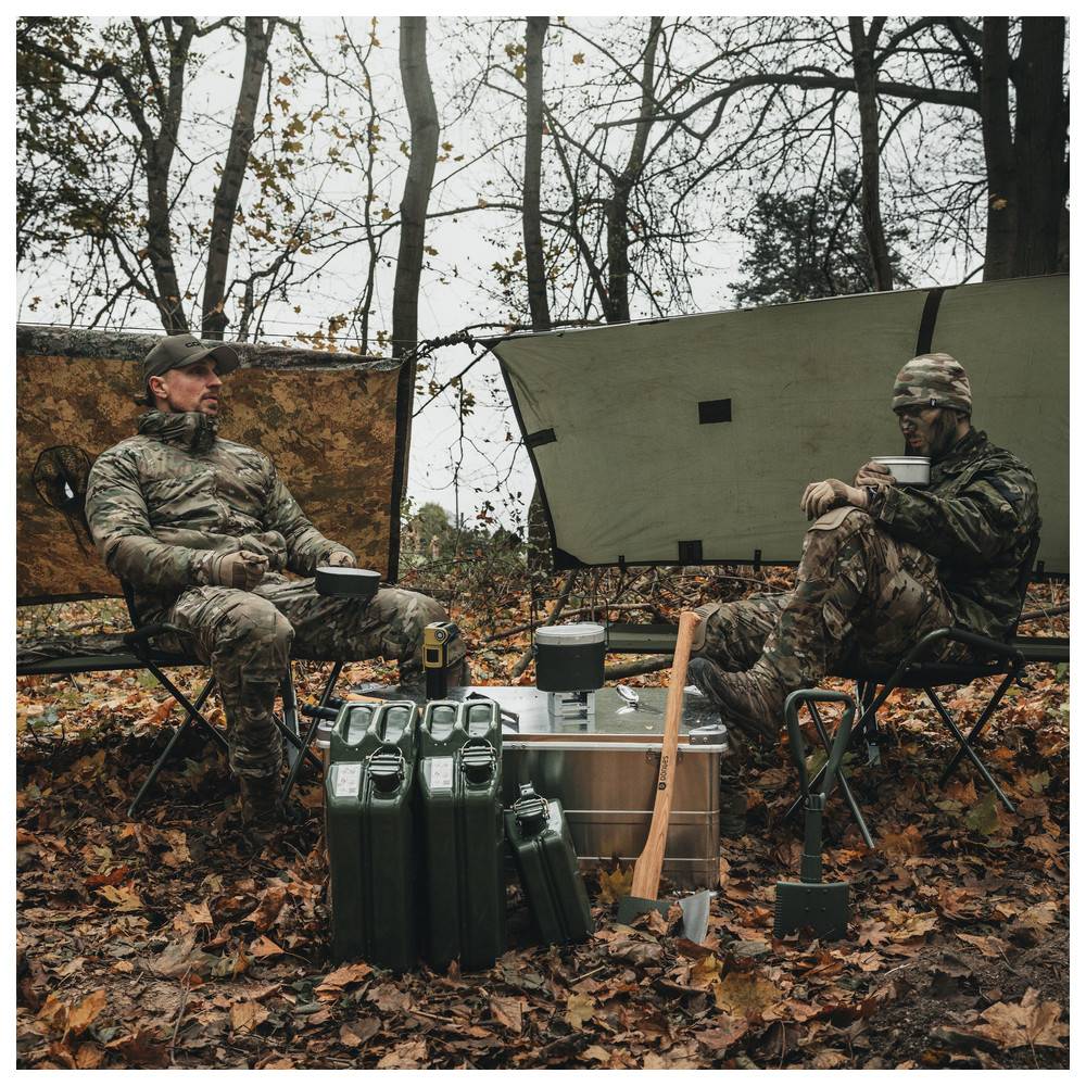 Dönges Stahlblech-Benzinkanister, 10 l, oliv