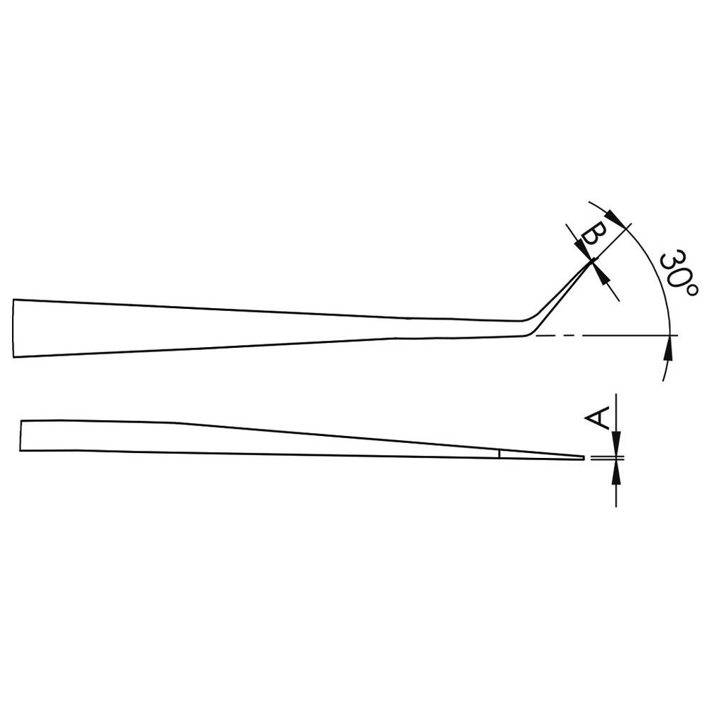 WETEC PRO Präzisions-Pinzette 775-SA-ESD