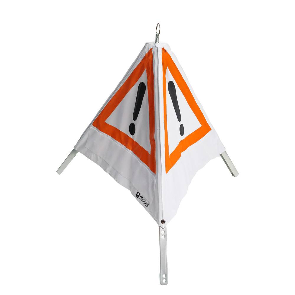 Dönges Klett-Faltsignal, 700 mm, Tagesleuchtfarbe, ohne