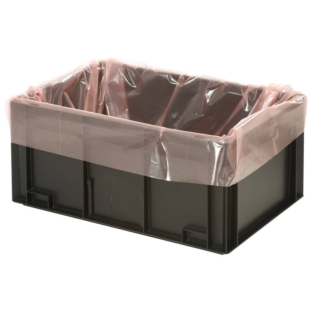 WETEC Freestat Seitenfaltenbeutel, ESD, 400 x 300 x 550 mm, 50 µm, 300 Stück