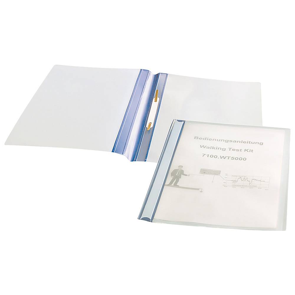 Warmbier Schnellhefter IDP-STAT, ESD, blau/transparent