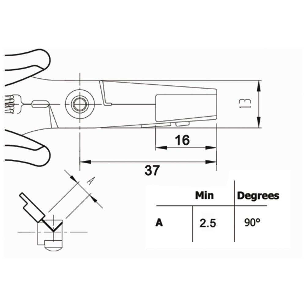 WETEC ECO Biegezange PN 5040/7, ESD-Griffe