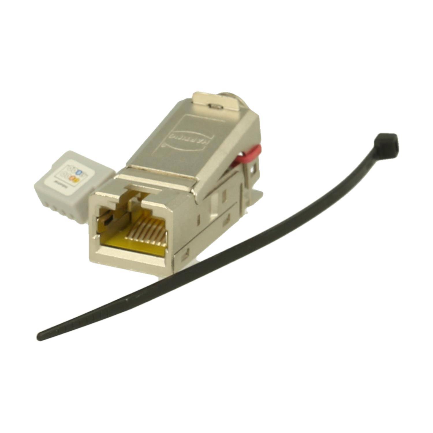 HARTING Han RJ45 Kabelbuchse Cat.6A Buchseneinsatz (F) Schneidklemmanschluss (IDC-Kontakte), 8-polig 50V, 1A - 1 Stück