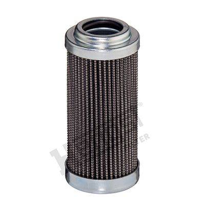 Ein zylindrischer Metallfilter mit Maschenfläche, der zur Filtration in Maschinen oder Fahrzeuganwendungen verwendet wird.