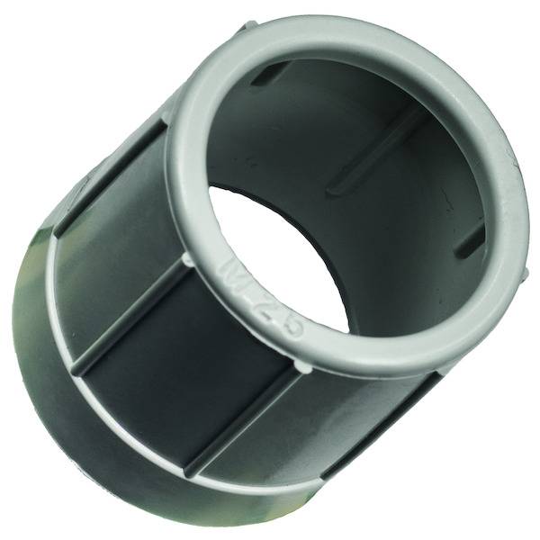 PRET 63 Rohrendtülle M63 Kunststoff grau