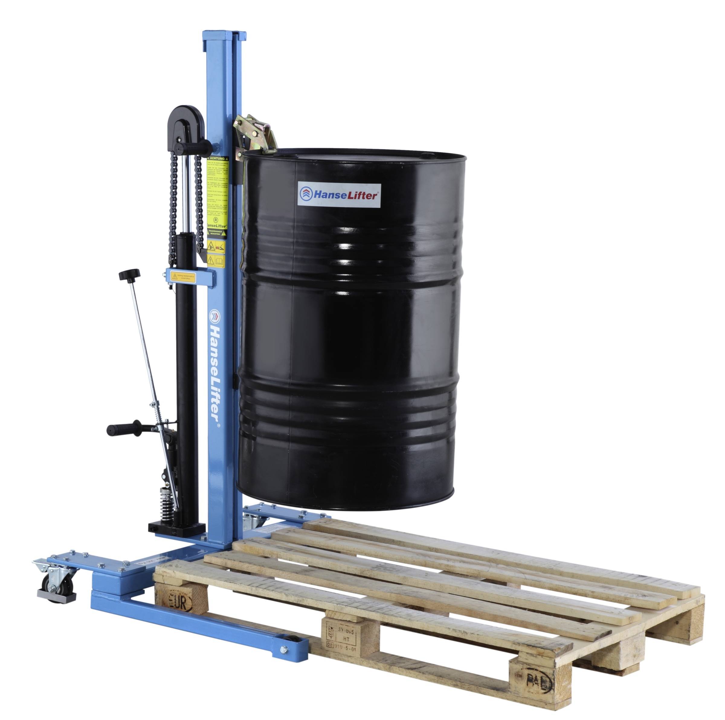Hanselifter Fassheber FHR300 für 208l DIN Fässer Tragkraft 300kg