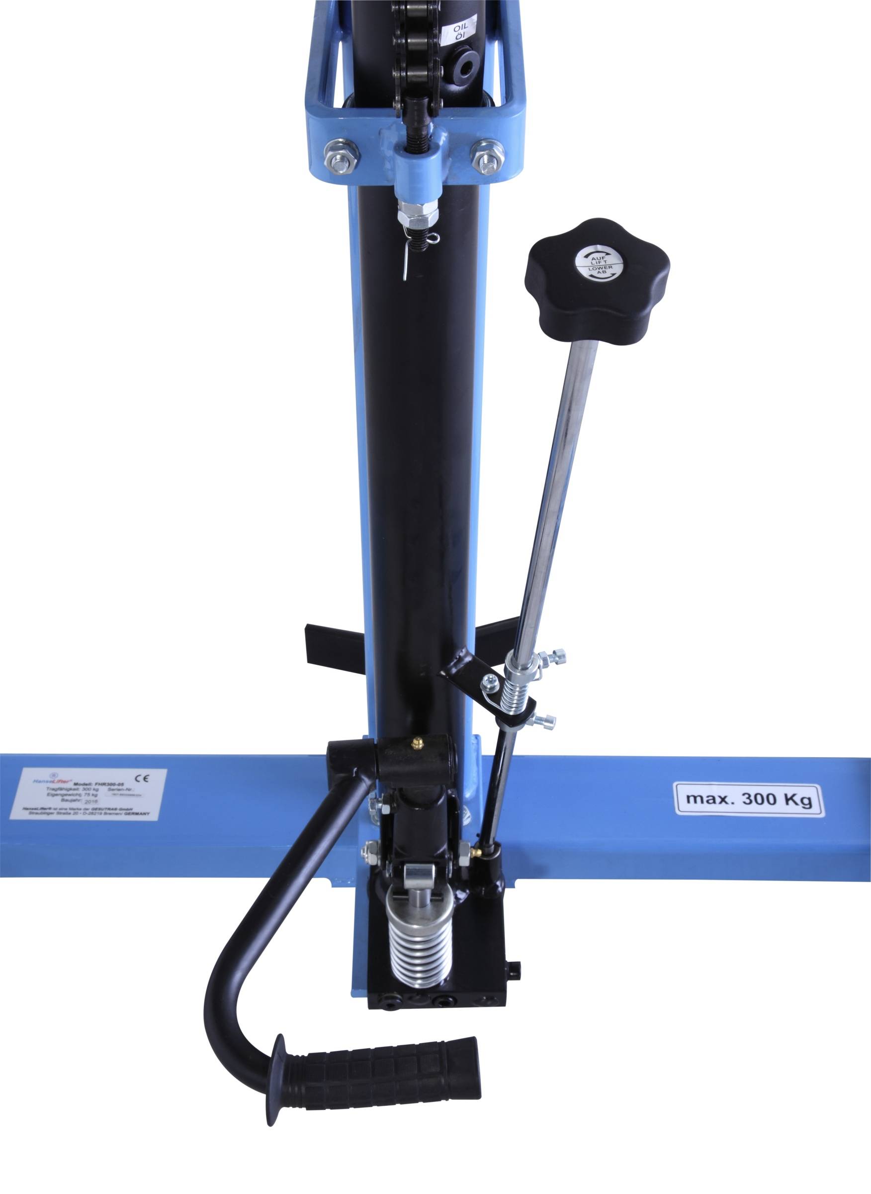 Hanselifter Fassheber FHR300 für 208l DIN Fässer Tragkraft 300kg