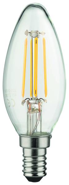 PLED C35F 4W LED Kerze Filament E14 4W