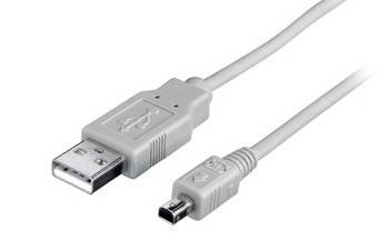 USB Kabel Equip A -> mini B St/St 1.80m sw 4 Pin