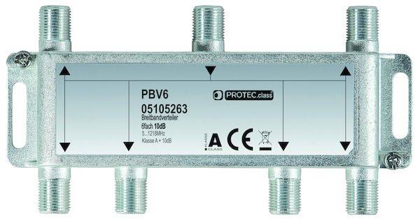 PBV6 Breitbandverteiler 6fach