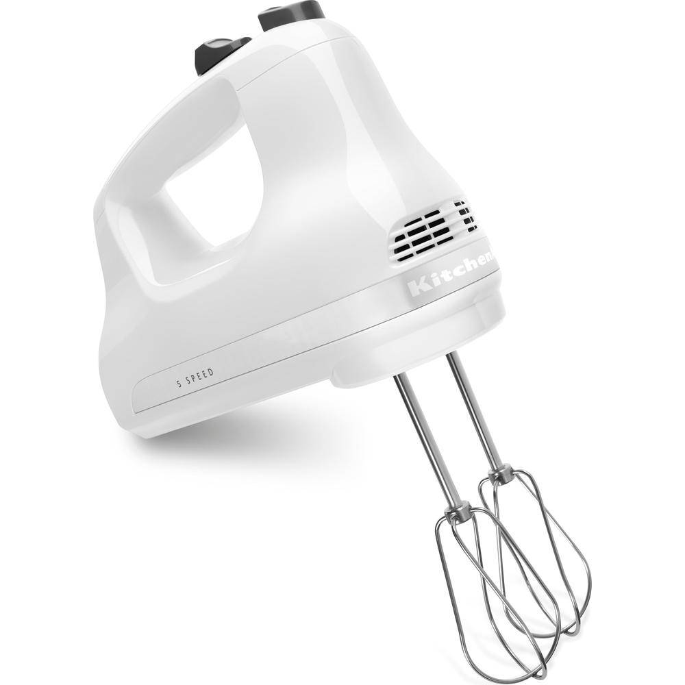 KitchenAid 5KHM5110EWH, Handmixer, Weiß, Schlagen, Mixen, 1,6 m, 1000 RPM, Kunststoff