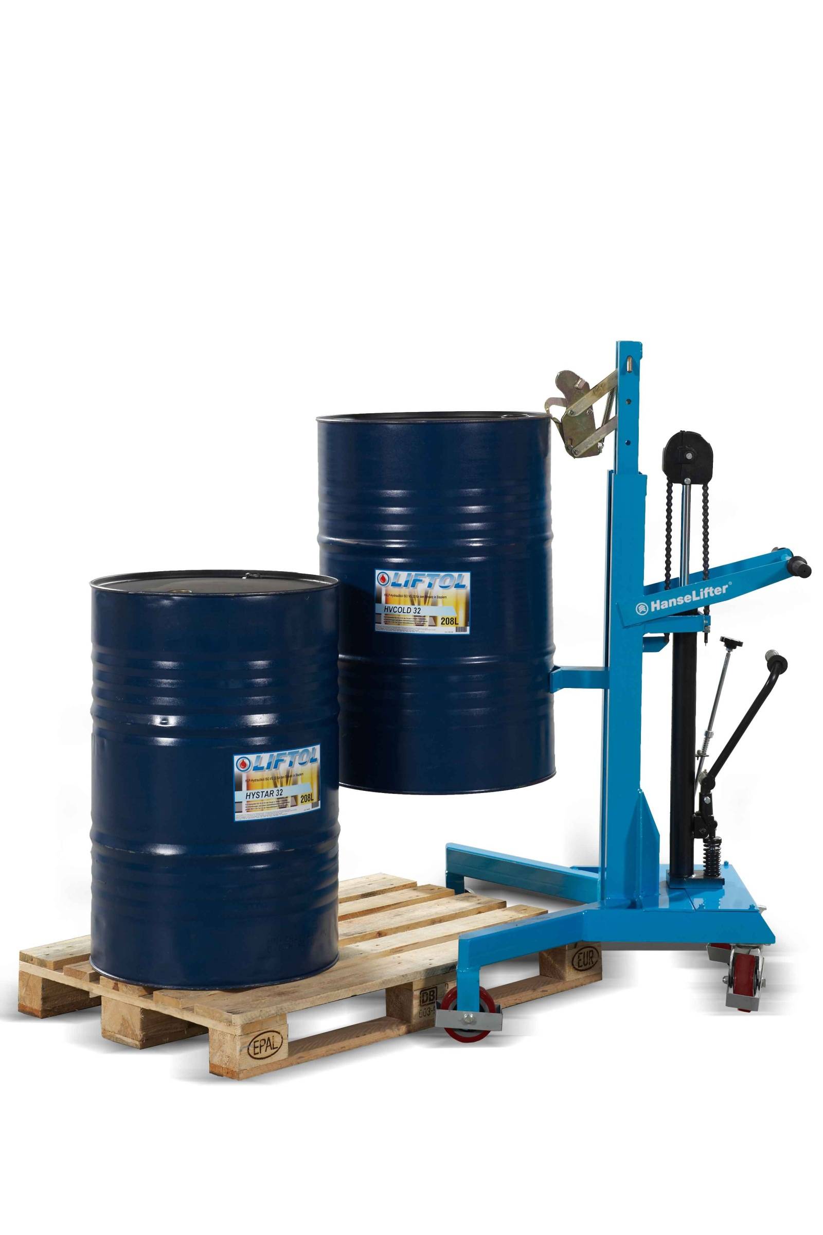 Hanselifter Fasslifter FL 350 für 208l DIN Fässer Tragkraft: 350kg