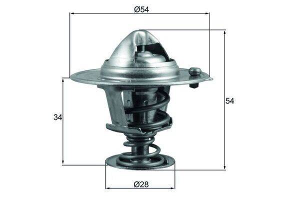 Mahle TX20688D Thermostat, Kühlmittel