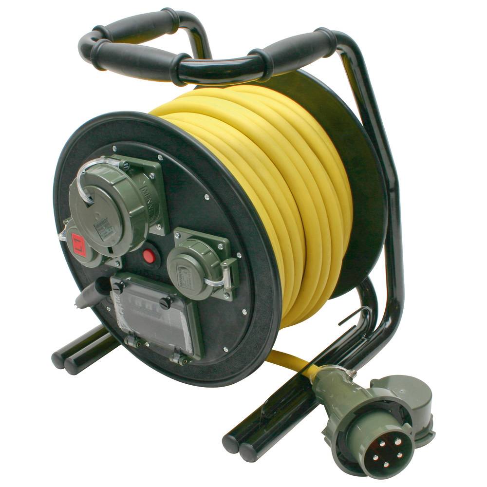 Dönges Leitungsroller THW 400 V, 32 A, 25 m, L1/L2