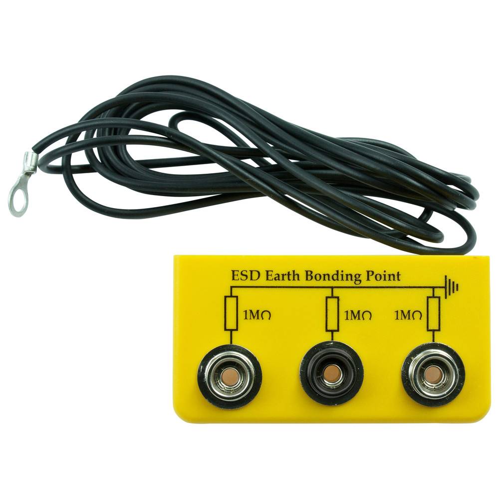 WETEC Erdungsbox, abgewinkelt, ESD, 3 x 10 mm DK