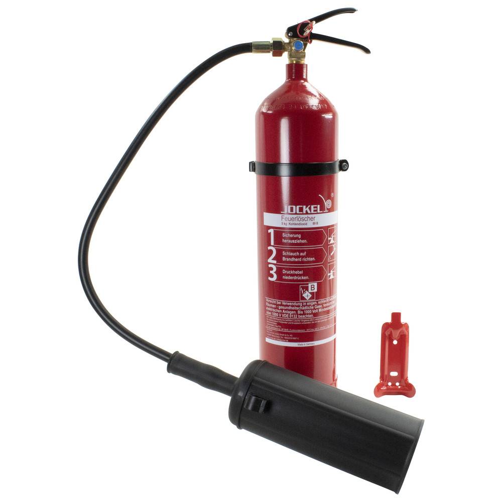 Jockel Feuerlöscher K5J, CO2-Löscher Dauerdrucklöscher, 5 kg
