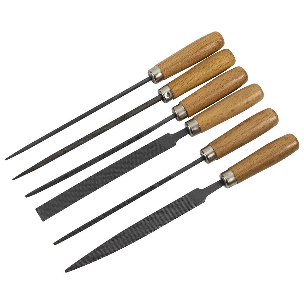 Dönges Schlüsselfeilen-Satz, 6-teilig, Länge 100 mm, H 2