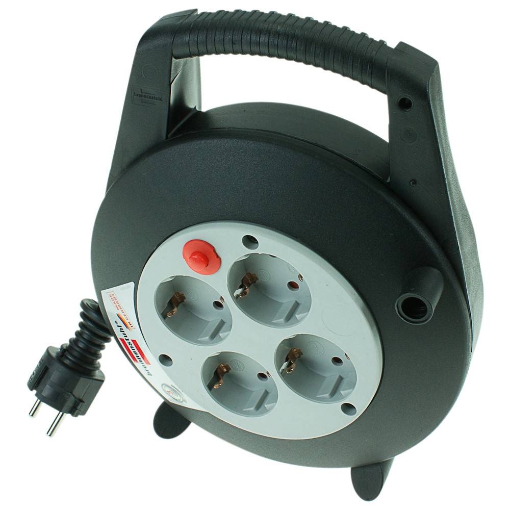 Brennenstuhl Handkabelbox, Kabellänge 5 m, schwarz