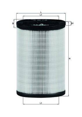 Mahle LX597 Luftfilter