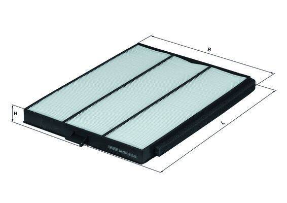Mahle LA265 Filter, Innenraumluft