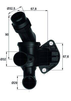 Mahle TI787 Thermostat, Kühlmittel