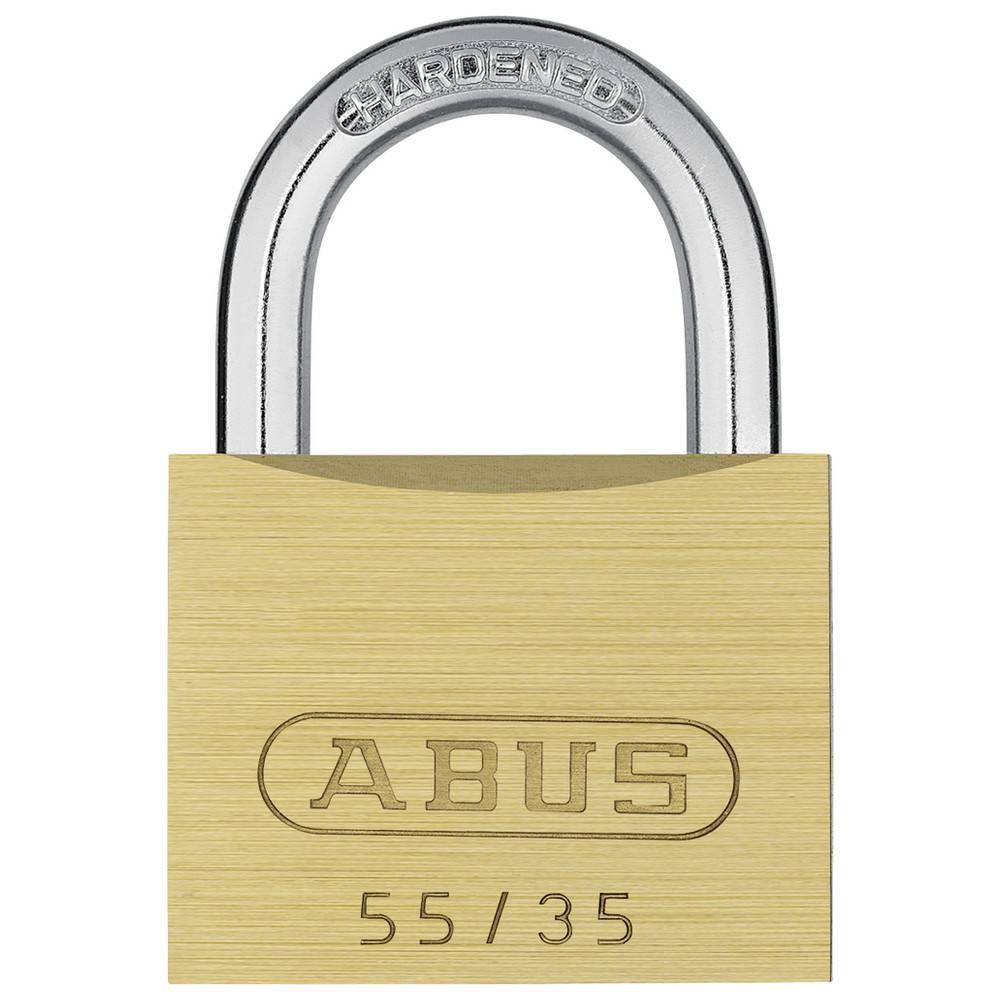 Abus Vorhangschloss Vorhängeschloss aus Messing 55/35, Breite 33 mm