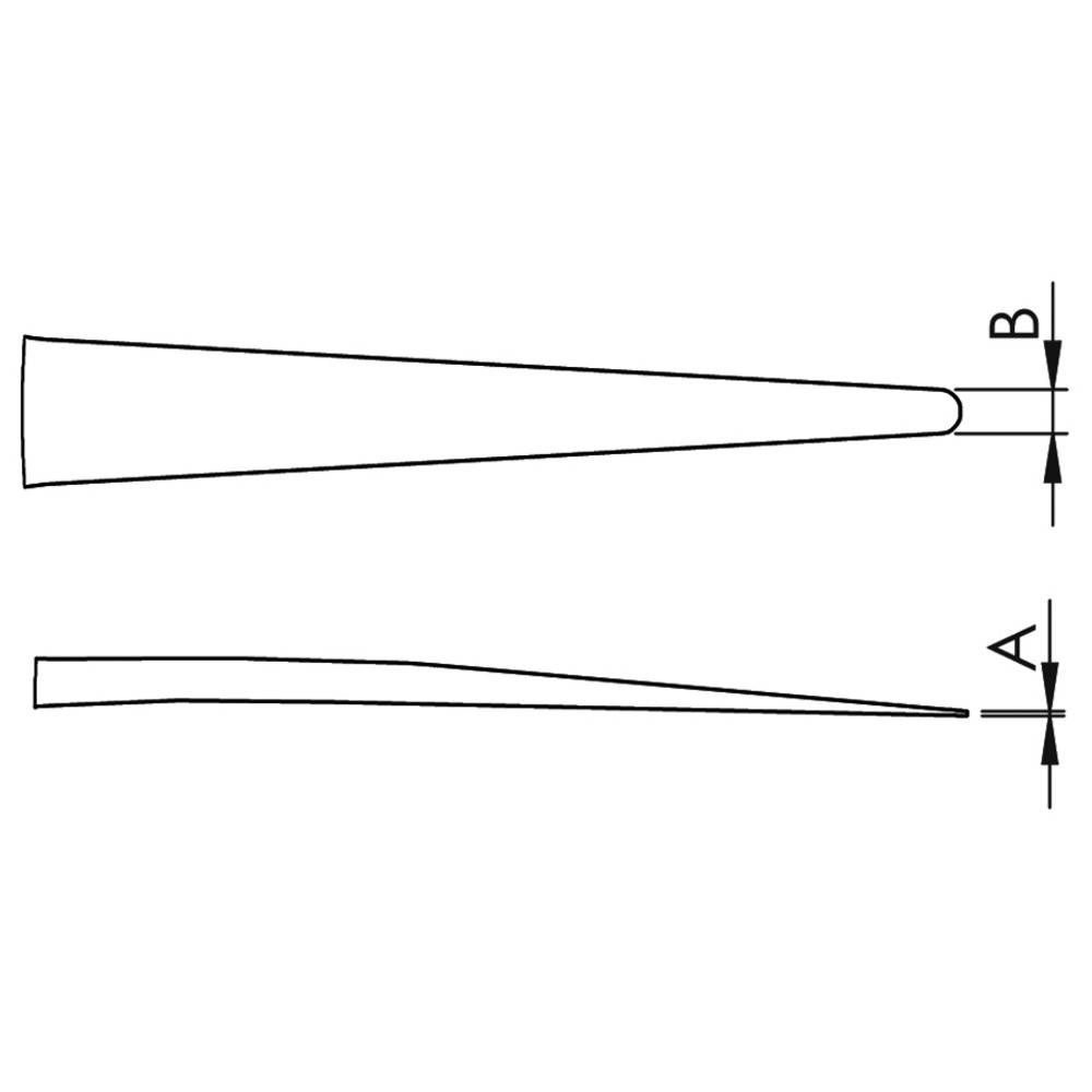 WETEC PRO Präzisions-Pinzette 2A, Ausführung CF