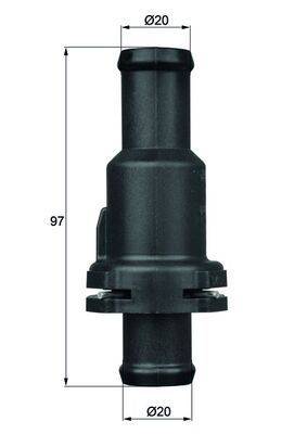Mahle TH580 Thermostat, Kühlmittel