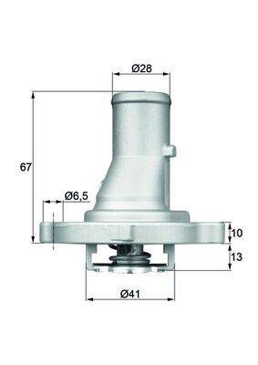 Mahle TI6887D Thermostat, Kühlmittel