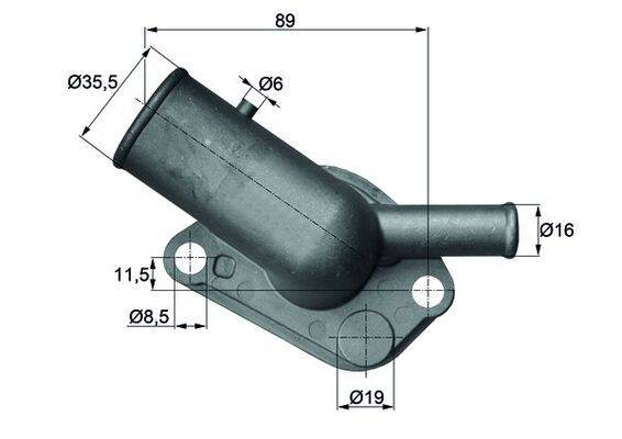 Mahle TI6487D Thermostat, Kühlmittel