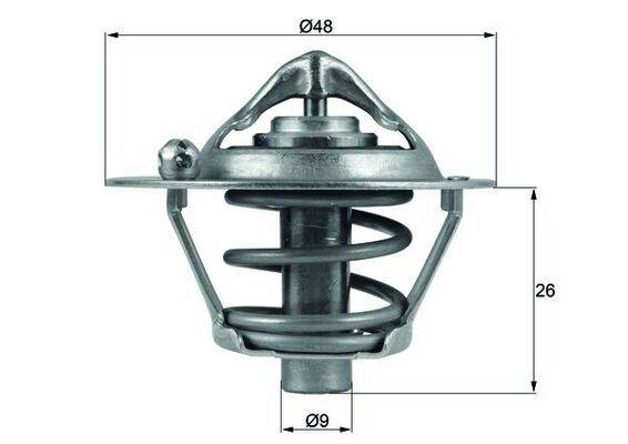 Mahle TX10882D Thermostat, Kühlmittel