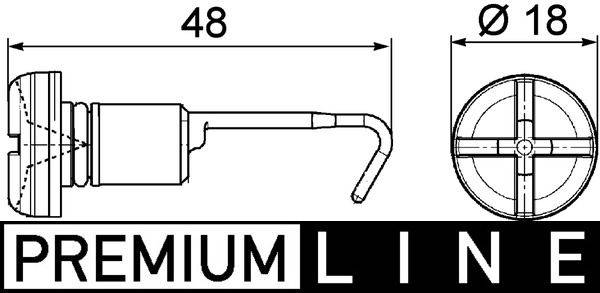 Mahle CRX49000P Schraube, Kühlerverschluss