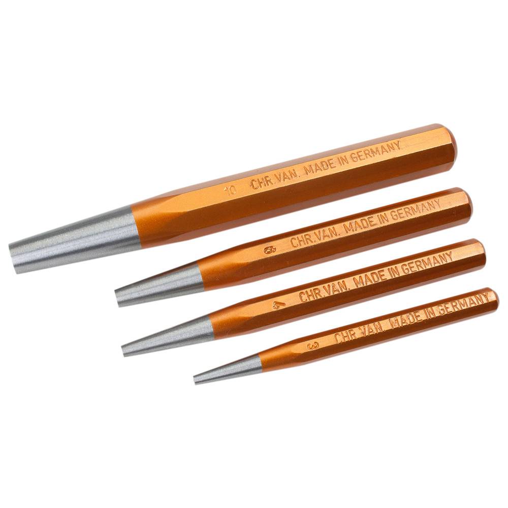 Dönges Durchtreiber, DIN 6458, Länge 120 mm, Ø 12 mm, Ø Spitze 6 mm