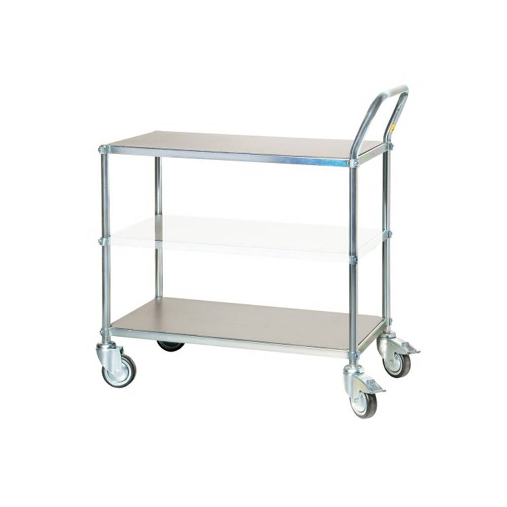 Warmbier Transportwagen, mit zwei Ablagen, ESD