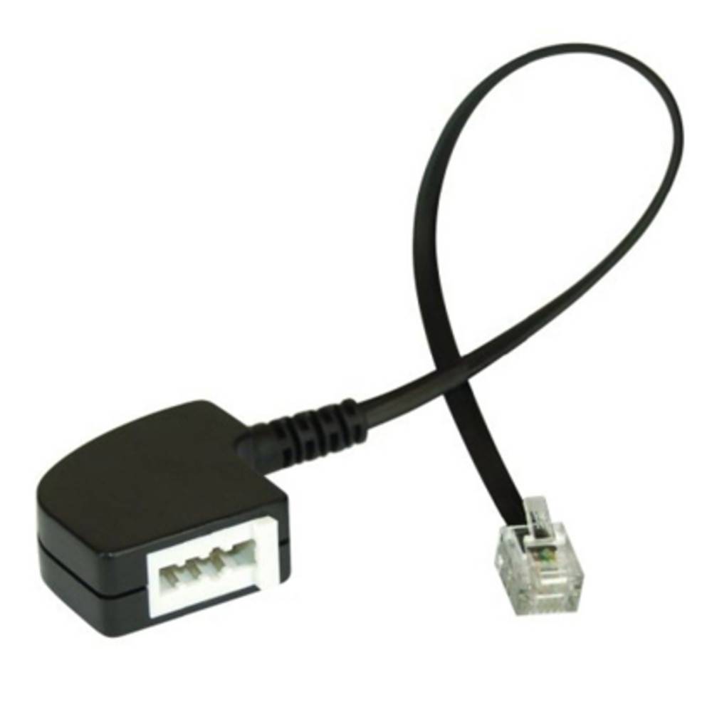 Dönges Telefonadapter RJ11-Stecker/TAE-F-Buchse