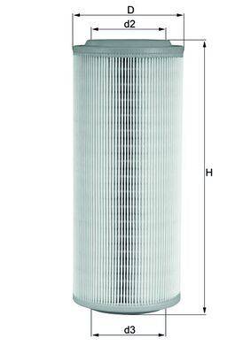 Mahle LX855 Luftfilter