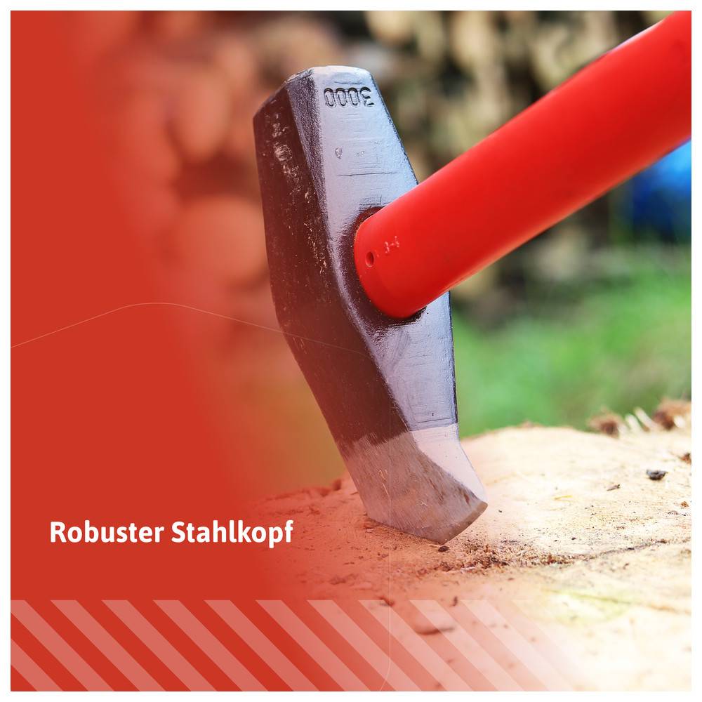 Dönges Spalthammer mit Glasfaserstiel - Spalten von Holzstammstücken, 900 mm