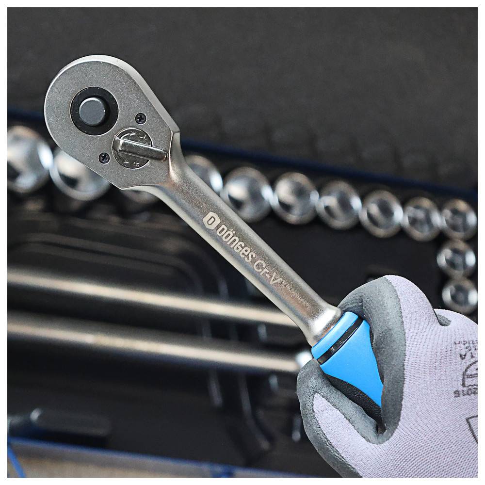 Dönges Steckschlüsselsatz 1/2", 25-teilig, 10-32 mm, zwölfkant