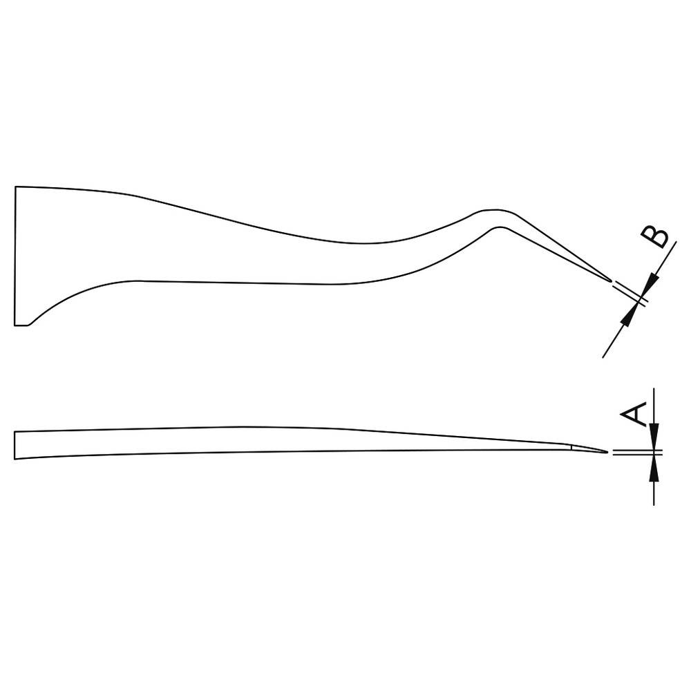 WETEC PRO Präzisions-Pinzette 7ABBSA-ESD
