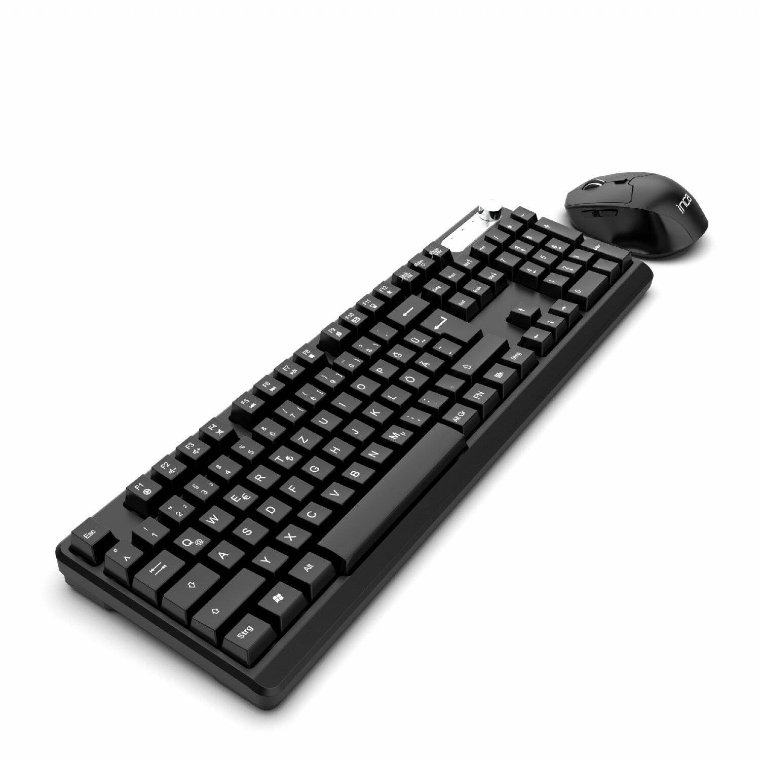 INCA IWS-549U Wiederaufladbare Tastatur und Maus set, wireless Set, Bluetooth Multimedia-Tastatur und Maus Set